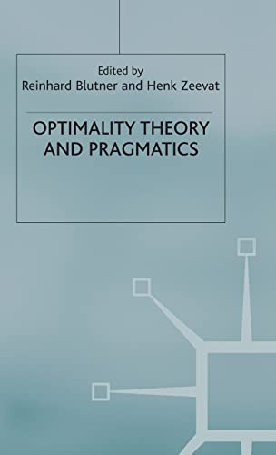 Optimality Theory and Pragmatics   Edition (PDF Instant Download)