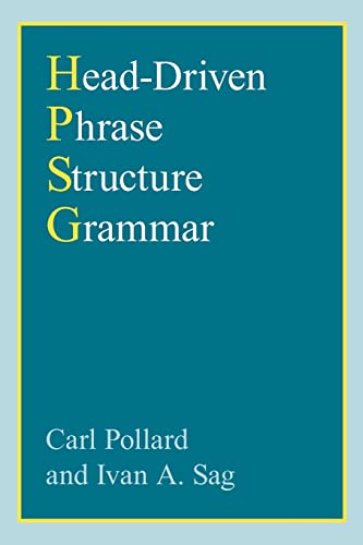 Head-Driven Phrase Structure Grammar 1 Edition (PDF Instant Download)