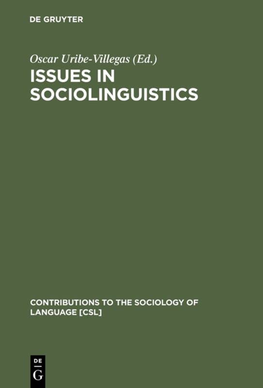 Issues in Sociolinguistics Reprint 2014 Edition (PDF Instant Download)