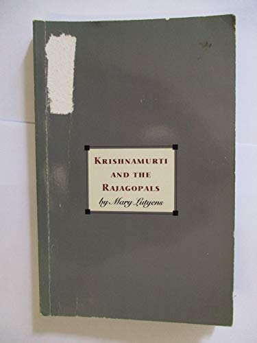 Krishnamurti and the Rajagopals  Edition (PDF Instant Download)