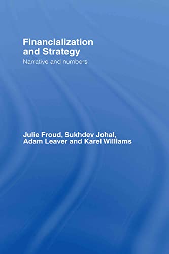 Financialization and Strategy: Narrative and Numbers 1 Edition (PDF Instant Download)