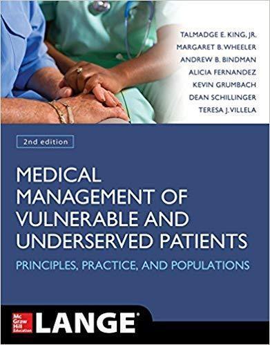Medical Management Of Vulnerable And Underserved Patients Principles Practice And Populations 2Nd Edition (PDF Instant Download)