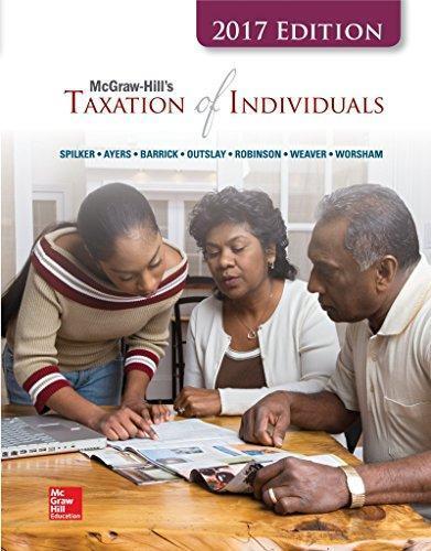 Mcgraw Hills Taxation Of Individuals 2017 8Th Edition (PDF Instant Download)