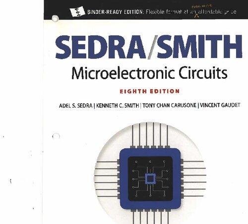 Microelectronic Circuits 8Th Edition Sedra (PDF Instant Download)
