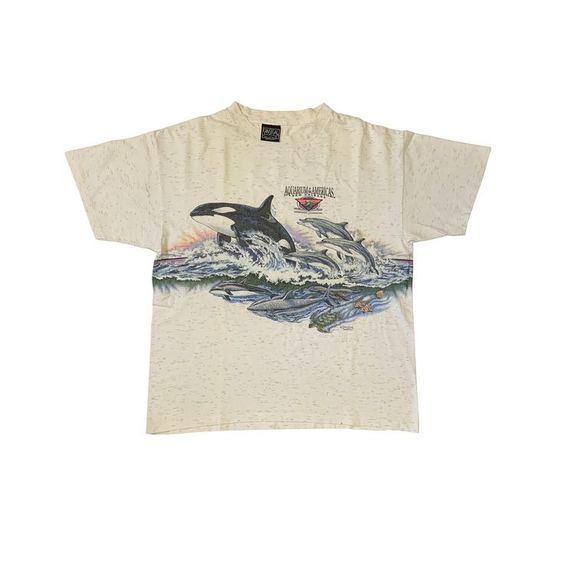 Vintage 1992 Aquarium Of The Americas T-Shirt
