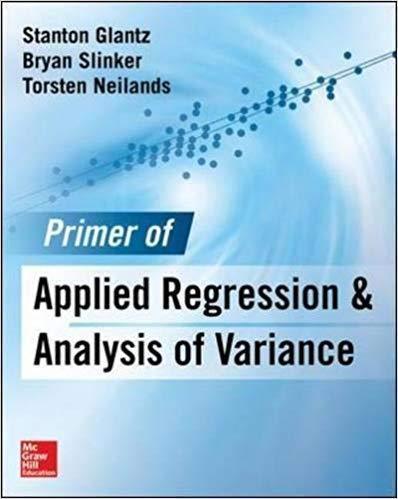 Primer Of Applied Regression Analysis Of Variance 3Rd Edition (PDF Instant Download)
