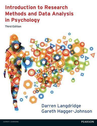 Introduction To Research Methods And Data Analysis In Psychology 3Rd Edition (PDF Instant Download)