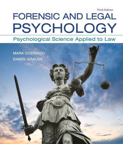 Forensic And Legal Psychology 3Rd Edition (PDF Instant Download)