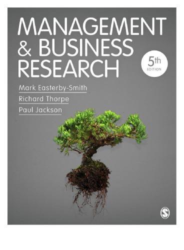 Management And Business Research 5Th Edition (PDF Instant Download)