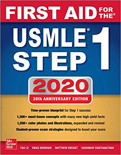 First Aid for the USMLE Step 1 2020, Thirtieth Edition 30th Edition (PDF Instant Download)