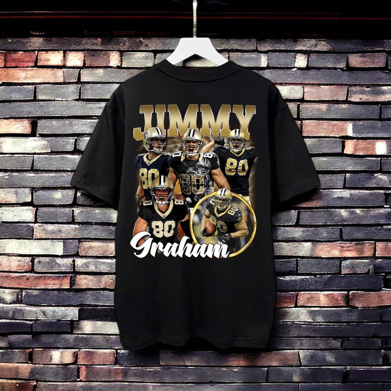Vintage Jimmy Graham Shirt, Sweatshirt , Football shirt, Classic 90s Graphic Tee, Unisex, Vintage Bootleg, Oversized Tshirt, Fan Gift