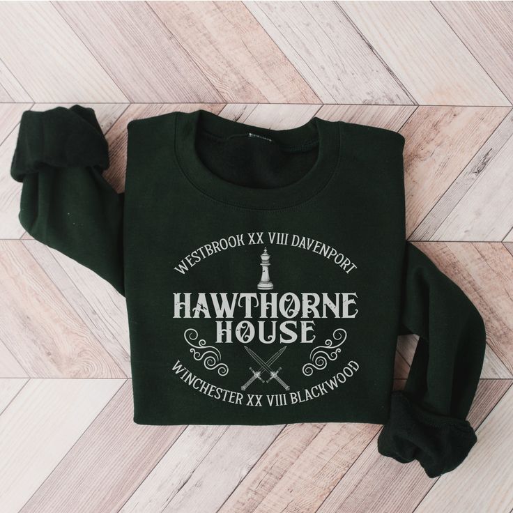 Hawthorne House Sweater, Inheritance Games Sweatshirt, Hawthorne Logo, Jennifer Lynn Barnes, the Hawthorne Legacy, Bookish Merch