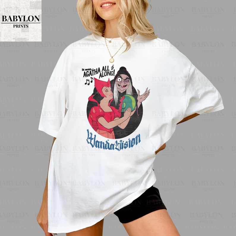 Vintage Wanda Agatha All Along T Shirt Marvel Show Disney Sweatshirt Wandavision Shirt Gift Halloween Tee Wanda Maximoff Scarlet Witch TeeVintage Wanda Agatha All Along T Shirt Marvel Show Disney Sweatshirt Wandavision Shirt Gift Halloween Tee Wanda Maximoff Scarlet Witch Tee For Men And Women