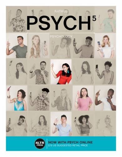 PSYCH 5, Introductory Psychology, 5th Edition (New, Engaging Titles from 4LTR Press) 5-edition (PDF Instant Download)