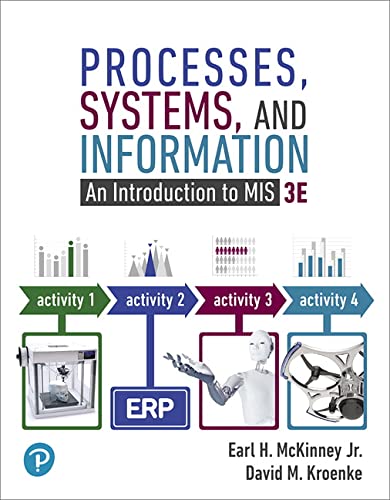 Processes Systems and Information An Introduction to MIS 3rd Edition by David M Kroenke (PDF Instant Download)