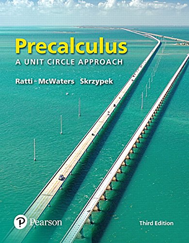 Precalculus: A Unit Circle Approach 3-edition (PDF Instant Download)