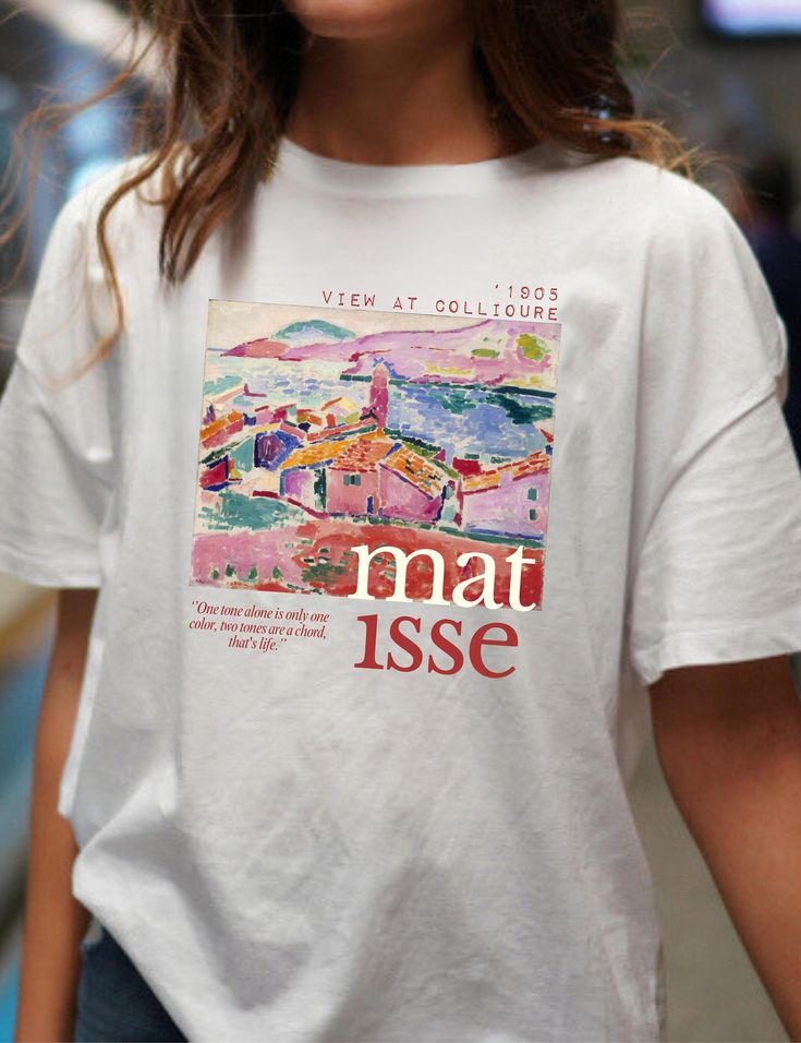 Henri Matisse View at Collioure TShirt ,Art Shirt, Art Lovers Gift , Matisse Abstract Tee, Aesthetic Art Crewneck,Art Lovers Gifts