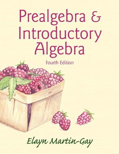 Prealgebra and Introductory Algebra 4th Edition (PDF Instant Download)