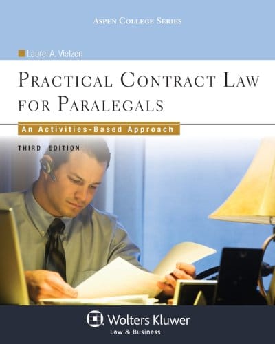 Practical Contract Law for Paralegals: An Activities-Based Approach, Third Edition (Aspen College) 3rd Edition  2 (PDF Instant Download)