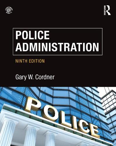 Police Administration   9th Edition (PDF Instant Download)