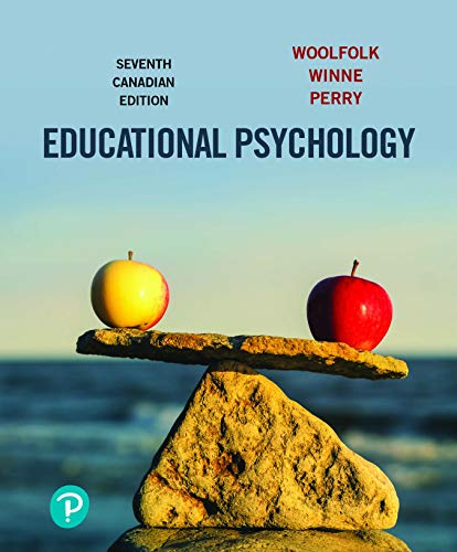 Educational Psychology, Seventh Canadian Edition 7th Edition (PDF Instant Download)