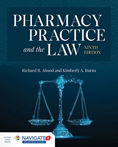 Pharmacy Practice and the Law – 9th Edition (PDF Instant Download)