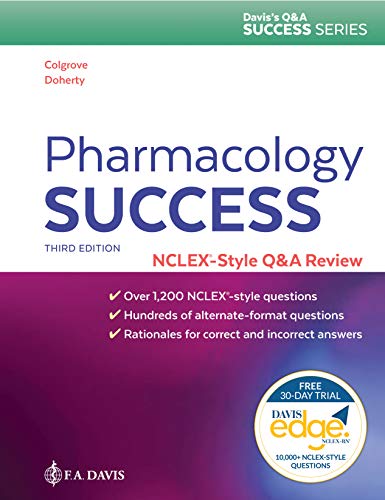 Pharmacology Success: NCLEX®-Style Q&A Review – 3rd Edition (PDF Instant Download)