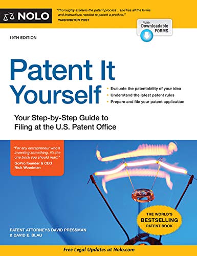 Patent It Yourself: Your Step-By-Step Guide to Filing at the U.S. Patent Office – 19th Edition (PDF Instant Download)