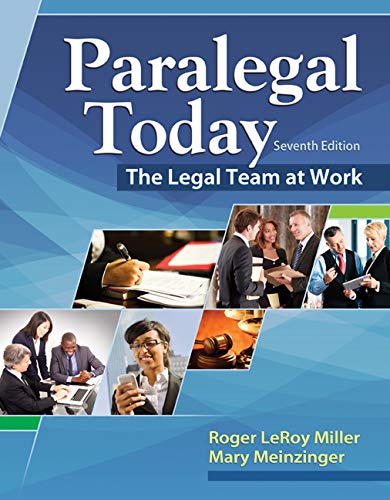 Paralegal Today: The Legal Team at Work – 7th Edition (PDF Instant Download)