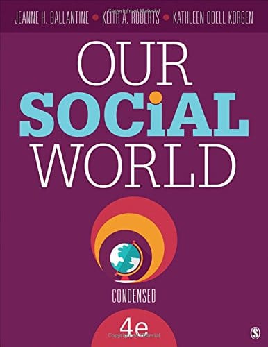 Our Social World Condensed 4th Edition by Jeanne H Ballantine (PDF Instant Download)