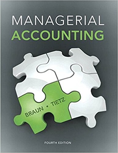 Managerial Accounting 4th Edition by Karen W. Braun (PDF Instant Download)