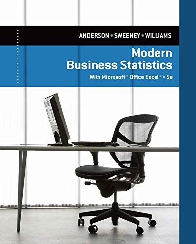 Modern Business Statistics with Microsoft Excel 5-edition (PDF Instant Download)