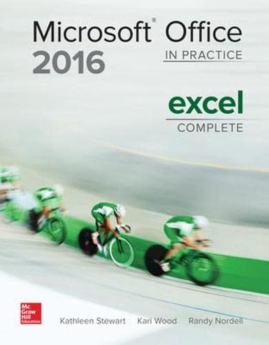 Microsoft Office 2016 In Practice Excel Complete (PDF Instant Download)