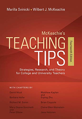 McKeachie’s Teaching Tips: Strategies, Research, and Theory for College and University Teachers – 14th Edition (PDF Instant Download)