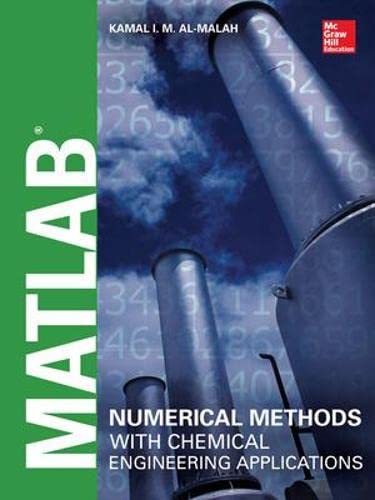 MATLAB Numerical Methods with Chemical Engineering Applications – 1st Edition (PDF Instant Download)