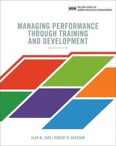 Managing Performance through Training and Development -edition (PDF Instant Download)