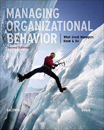 Managing organizational behavior : what great managers know and do – 2nd Edition (PDF Instant Download)