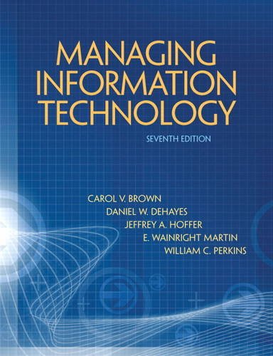 Managing Information Technology, 7th Edition (PDF Instant Download)