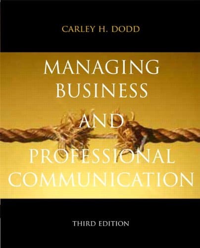Managing Business & Professional Communication – 3rd Edition (PDF Instant Download)