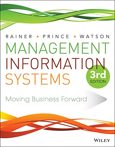 Management Information Systems 3rd Edition by R Kelly Rainer (PDF Instant Download)