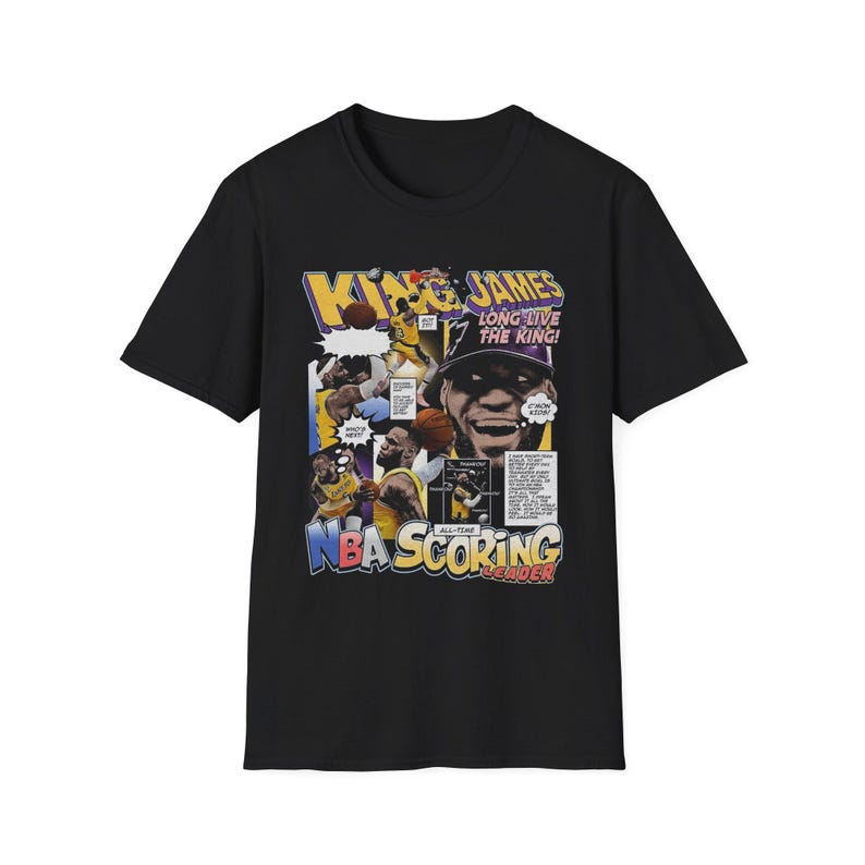 Limited Lebron James All Time Scoring Leader Vintage T-Shirt, Gift For Woman and Man Unisex T-Shirt
