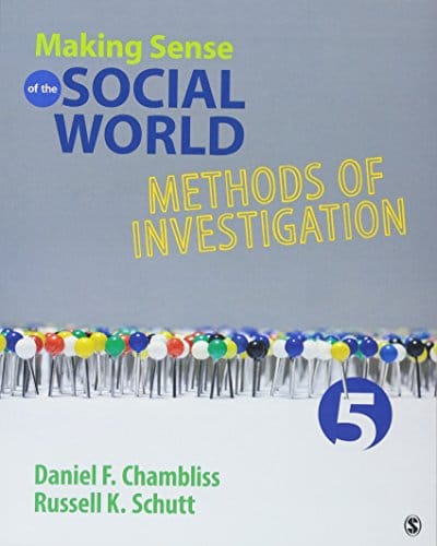 Making Sense of the Social World: Methods of Investigation Fifth Edition (PDF Instant Download)