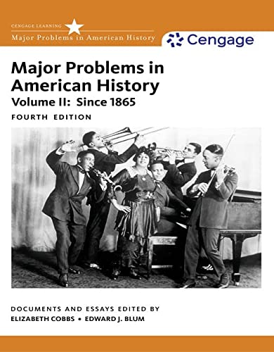 Major Problems in American History, Volume II: Since 1865 – 4th Edition (PDF Instant Download)