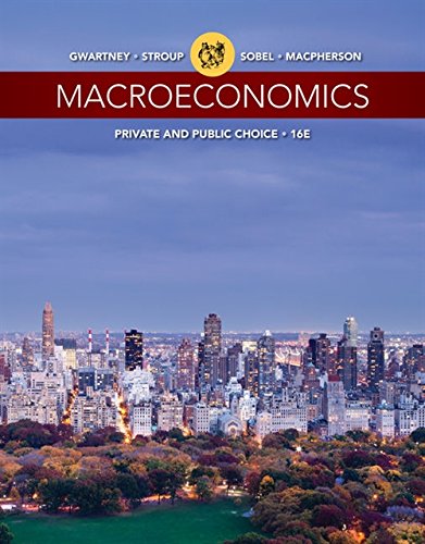 Macroeconomics Private and Public Choice 16th Edition By James D Gwartney (PDF Instant Download)