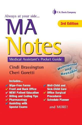 Ma Notes: Medical Assistant’s Pocket Guide – 3rd Edition (PDF Instant Download)