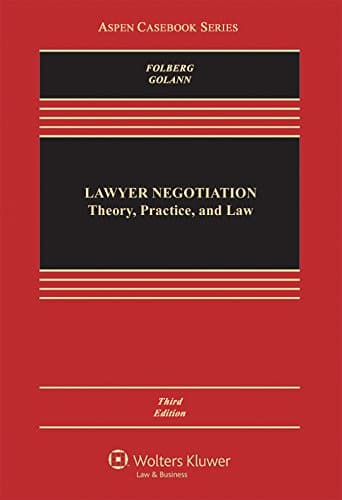 Lawyer Negotiation: Theory, Practice, and Law – 3rd Edition (PDF Instant Download)