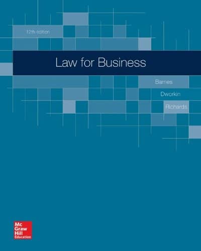 Law for Business 12-edition (PDF Instant Download)