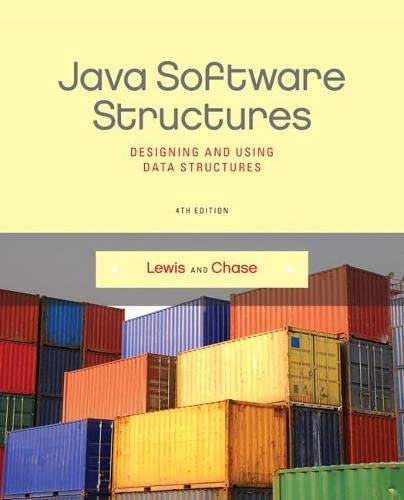 Java software structures: designing and using data structures (PDF Instant Download)
