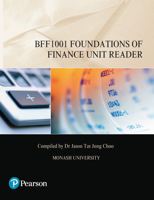 Foundations of Finance Unit Reader BFF1001 (Custom Edition) (PDF Instant Download)