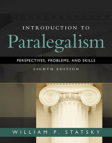 Introduction to Paralegalism: Perspectives, Problems and Skills 8th Edition (PDF Instant Download)